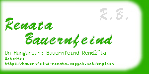 renata bauernfeind business card